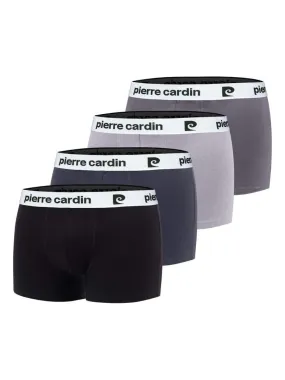 Lot de 4 boxers homme en coton Classic Pierrecardin - Noir