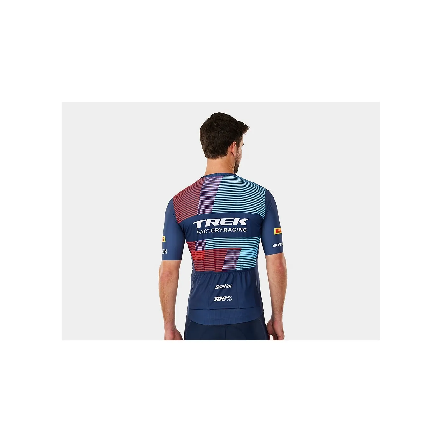 Maillot réplique de l'équipe Santini Trek Factory Racing pour hommes