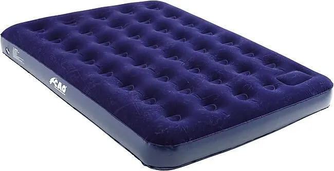 MATELAS FLOQUE DOUBLE AVEC GONFLEUR INTEGRE