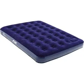 MATELAS FLOQUE DOUBLE AVEC GONFLEUR INTEGRE