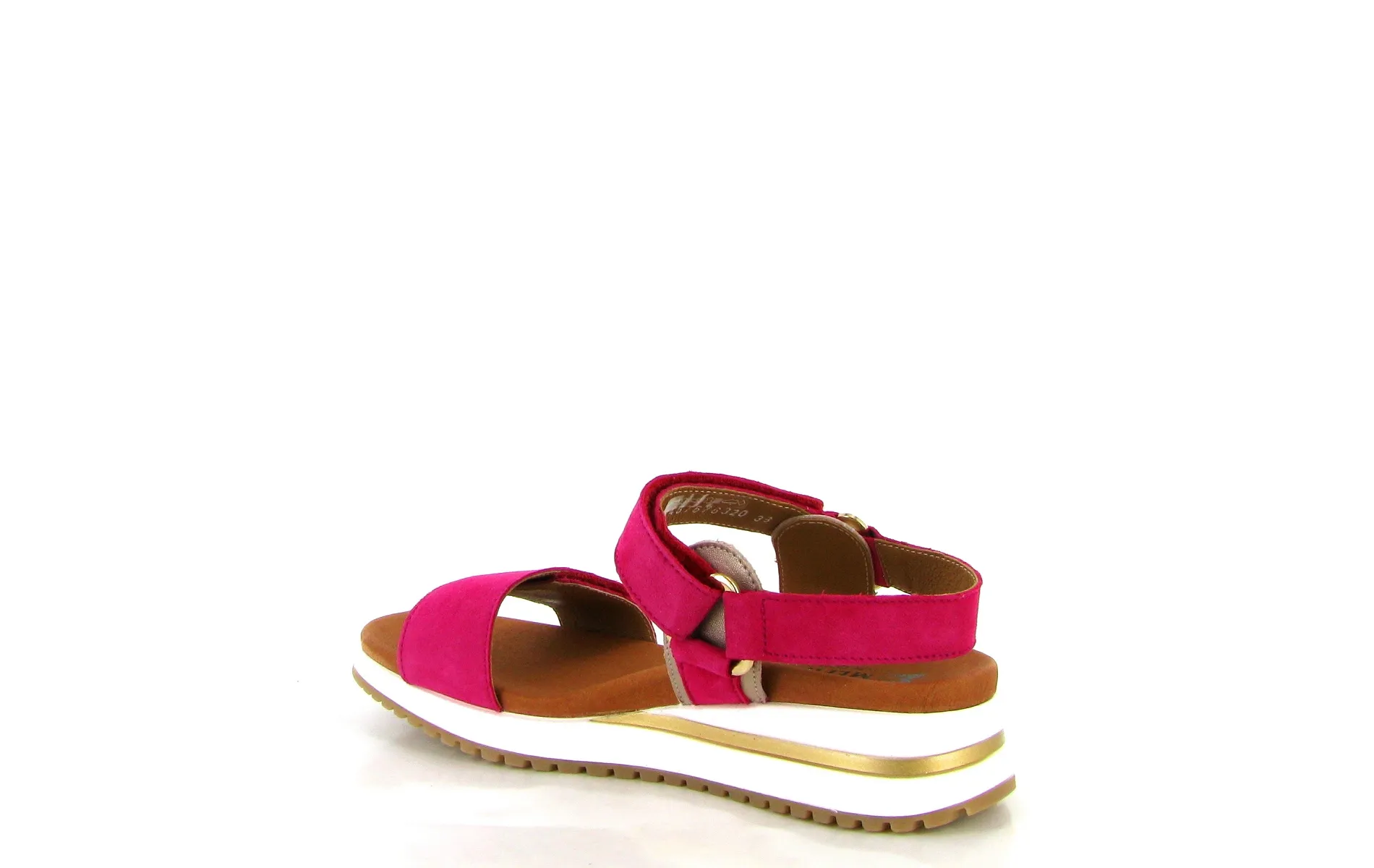 Mephisto nu pieds et sandales jeanie fuschia