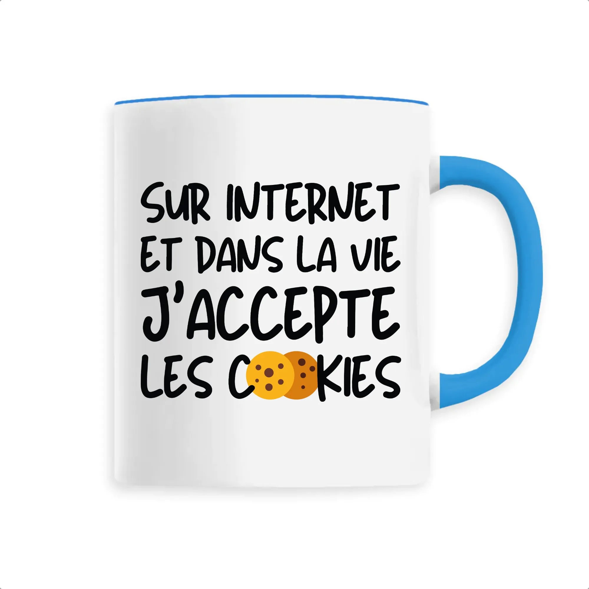 Mug J'accepte les cookies