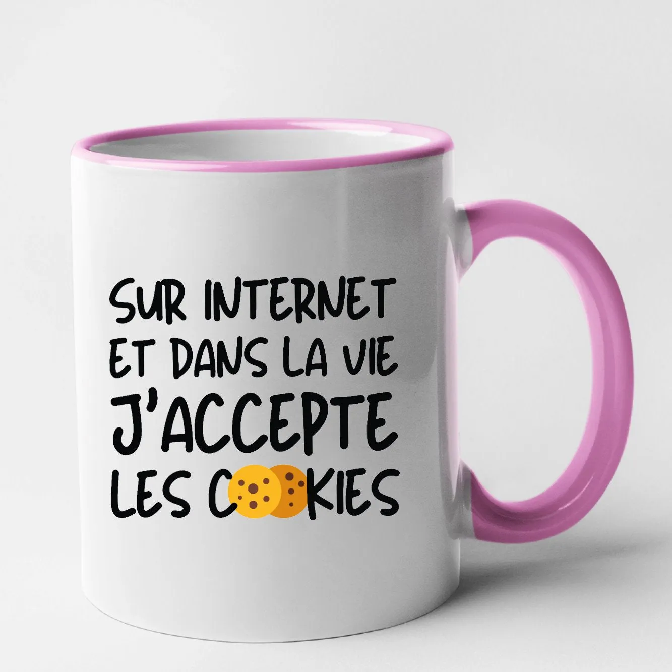 Mug J'accepte les cookies