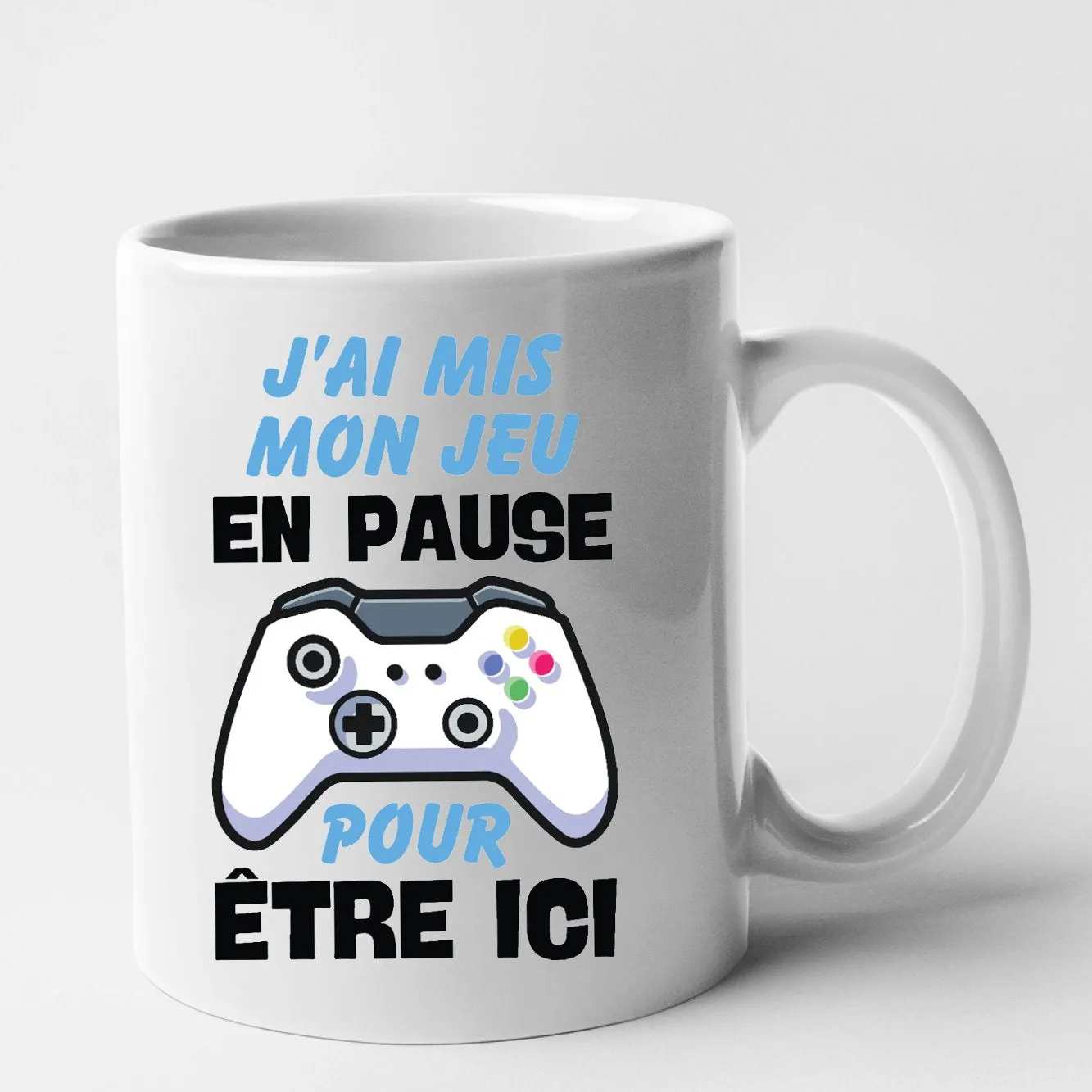 Mug J'ai mis mon jeu en pause pour être ici