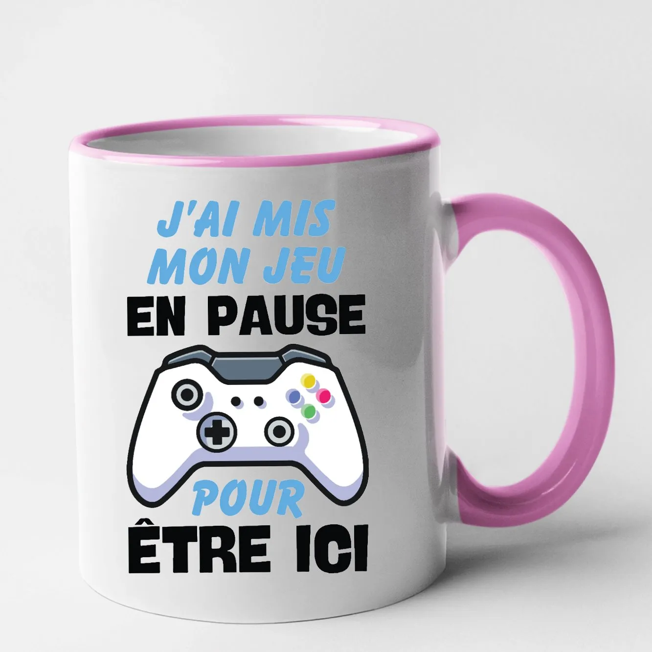 Mug J'ai mis mon jeu en pause pour être ici