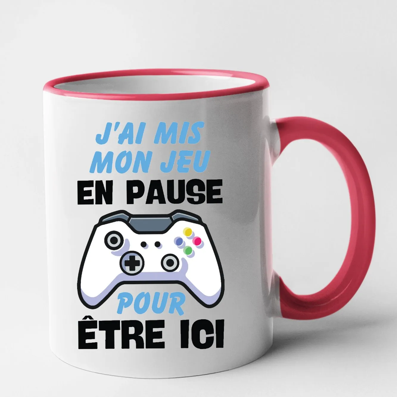 Mug J'ai mis mon jeu en pause pour être ici