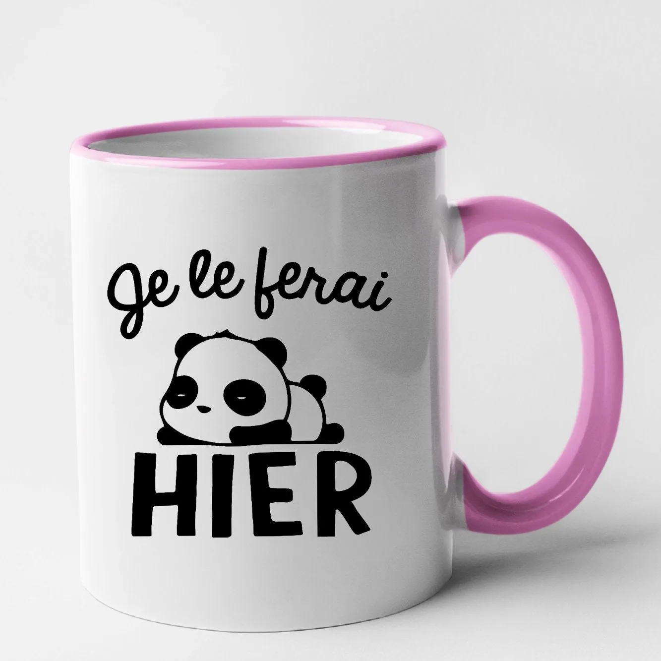 Mug Je le ferai hier