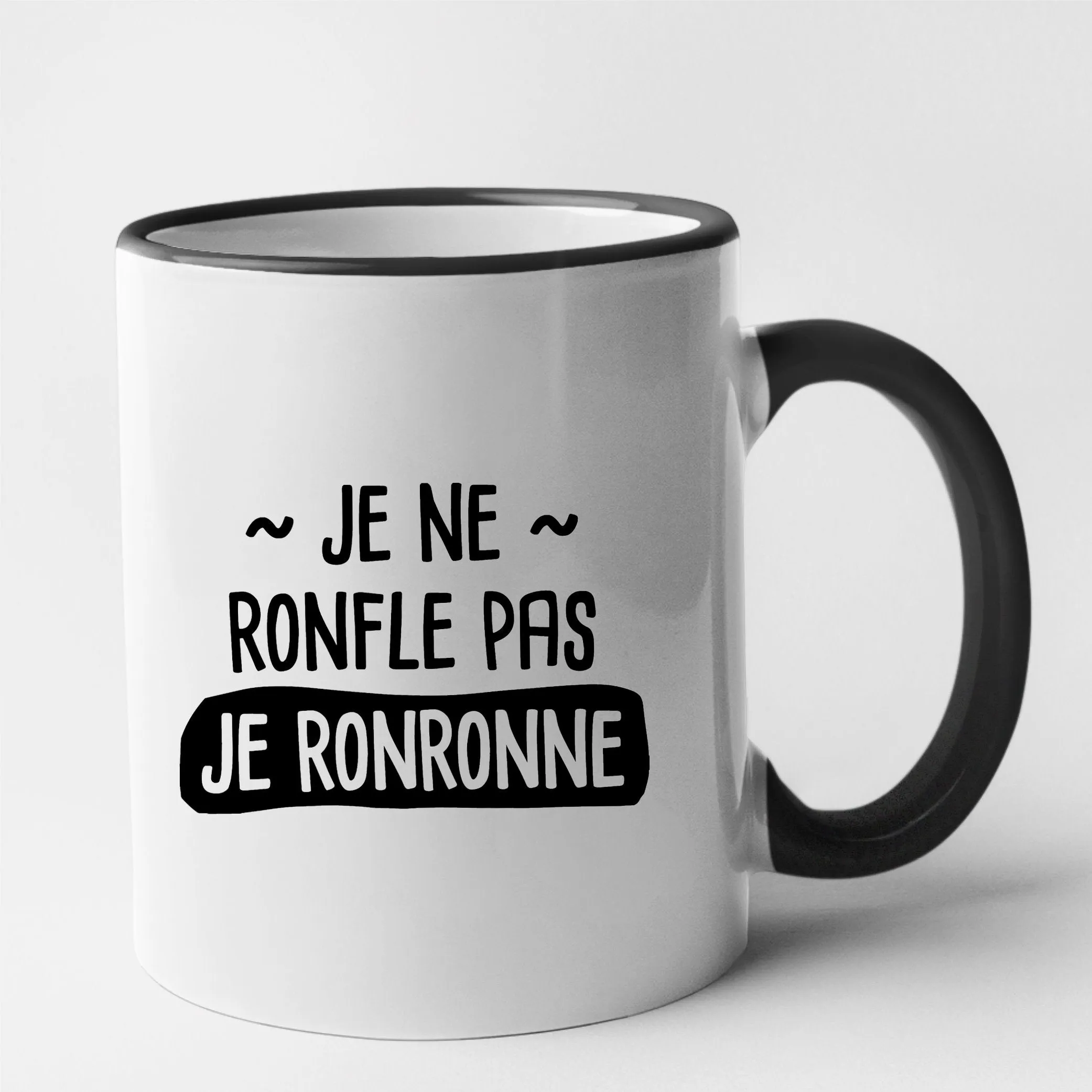 Mug Je ne ronfle pas je ronronne