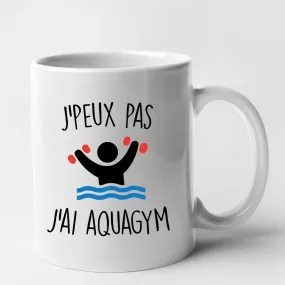 Mug J'peux pas j'ai aquagym