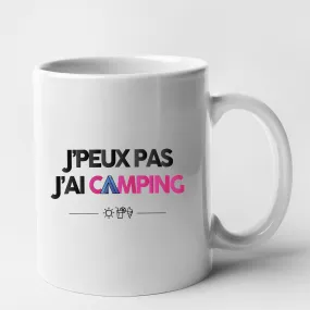 Mug J'peux pas j'ai camping