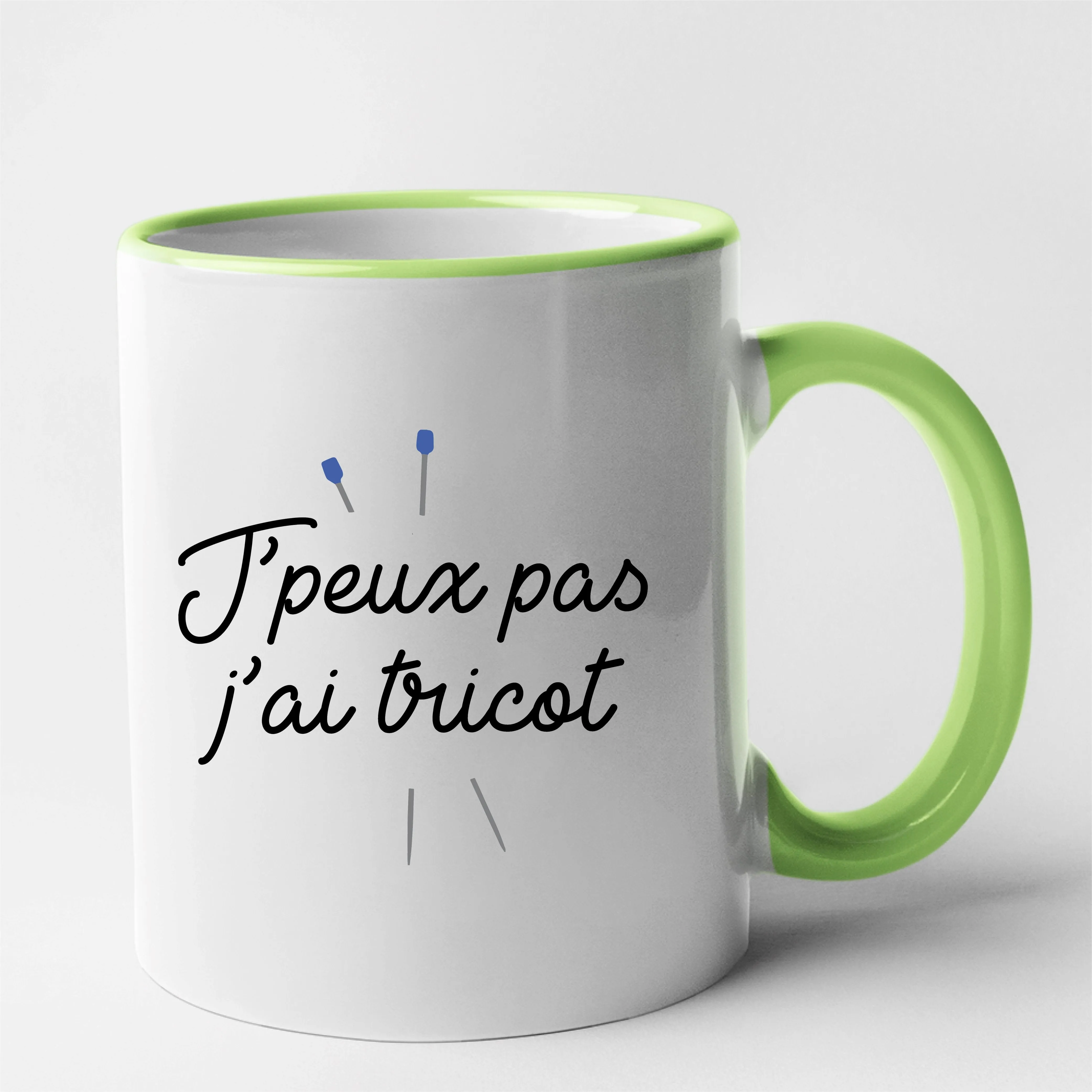 Mug J'peux pas j'ai tricot