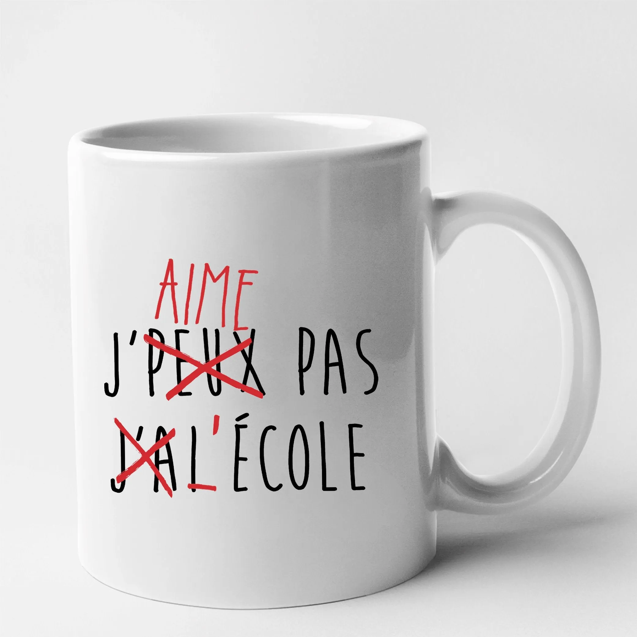 Mug J'peux pas j'ai école