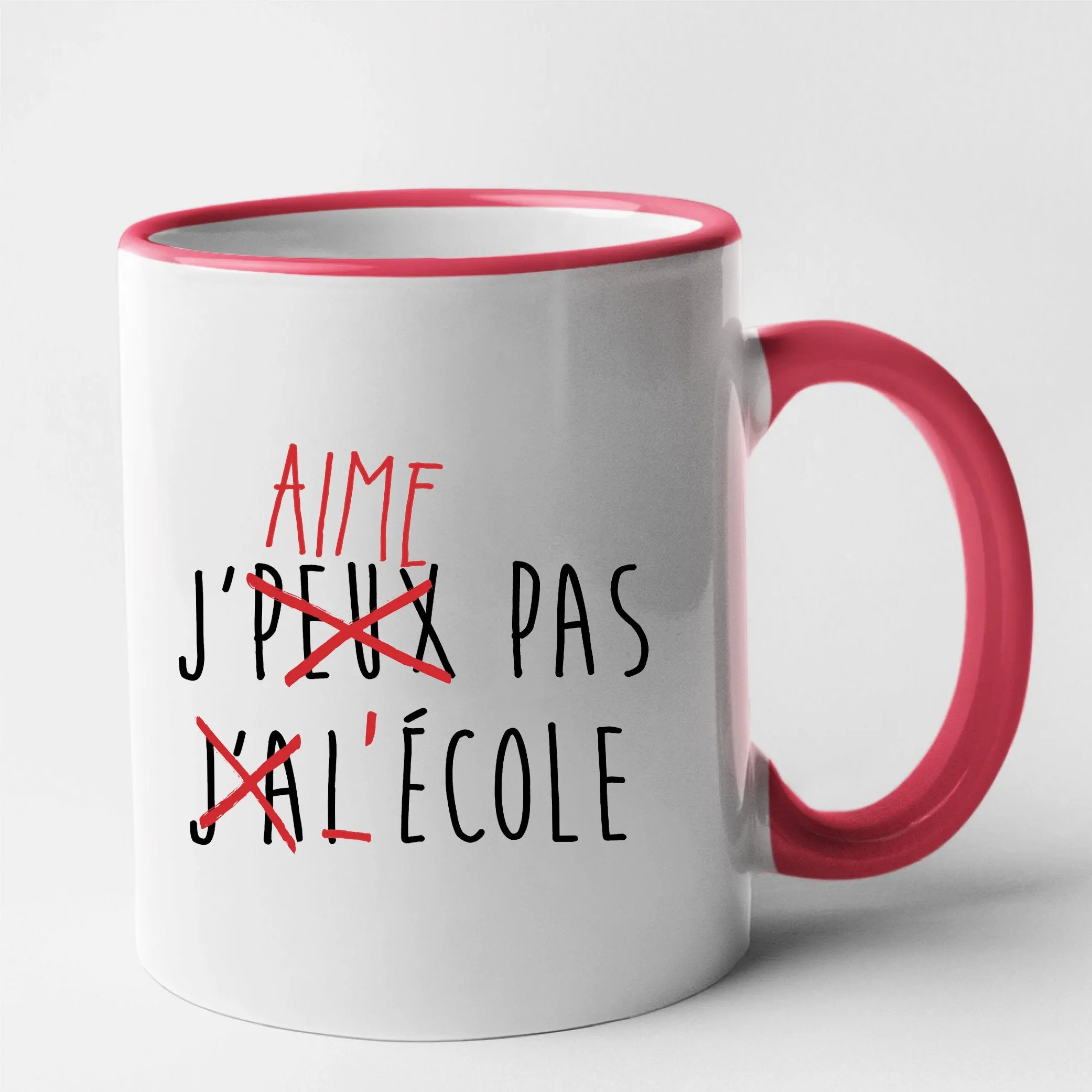 Mug J'peux pas j'ai école