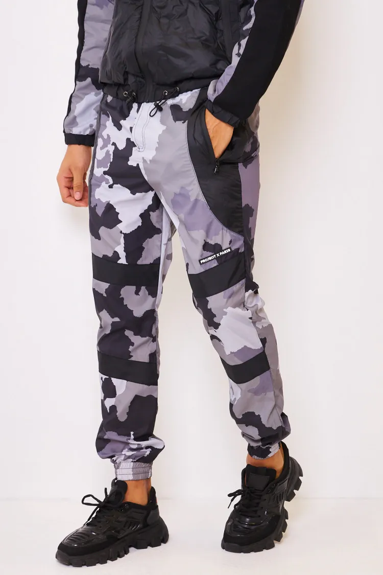 Pantalon de jogging camouflage noir / Project X - 2140143