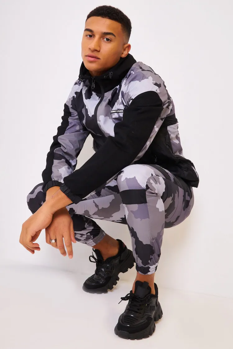 Pantalon de jogging camouflage noir / Project X - 2140143