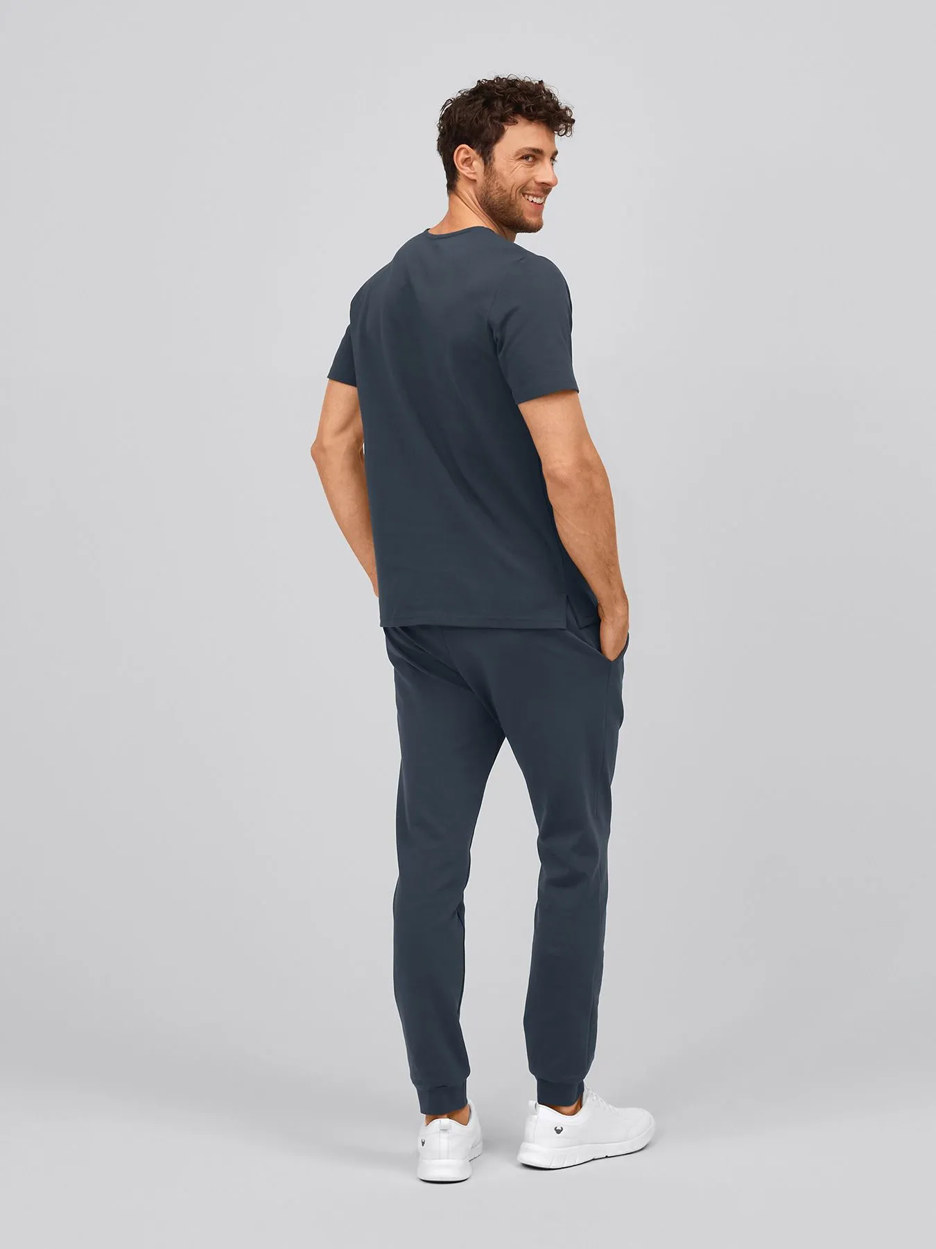 Pantalon de jogging homme en jersey à maille interlock