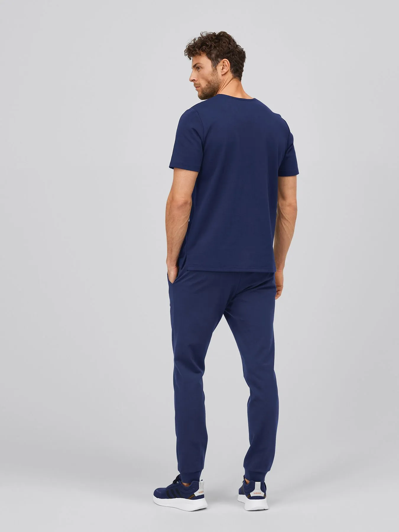 Pantalon de jogging homme en jersey à maille interlock