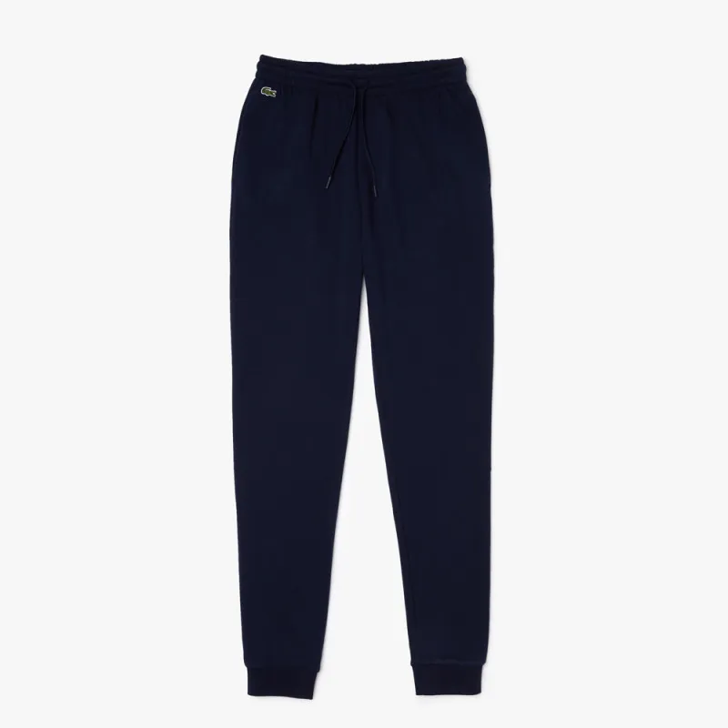 Pantalon de jogging Lacoste en molleton léger uni Bleu Marine