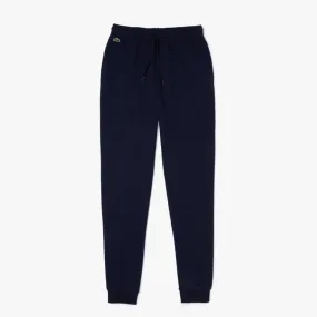 Pantalon de jogging Lacoste en molleton léger uni Bleu Marine