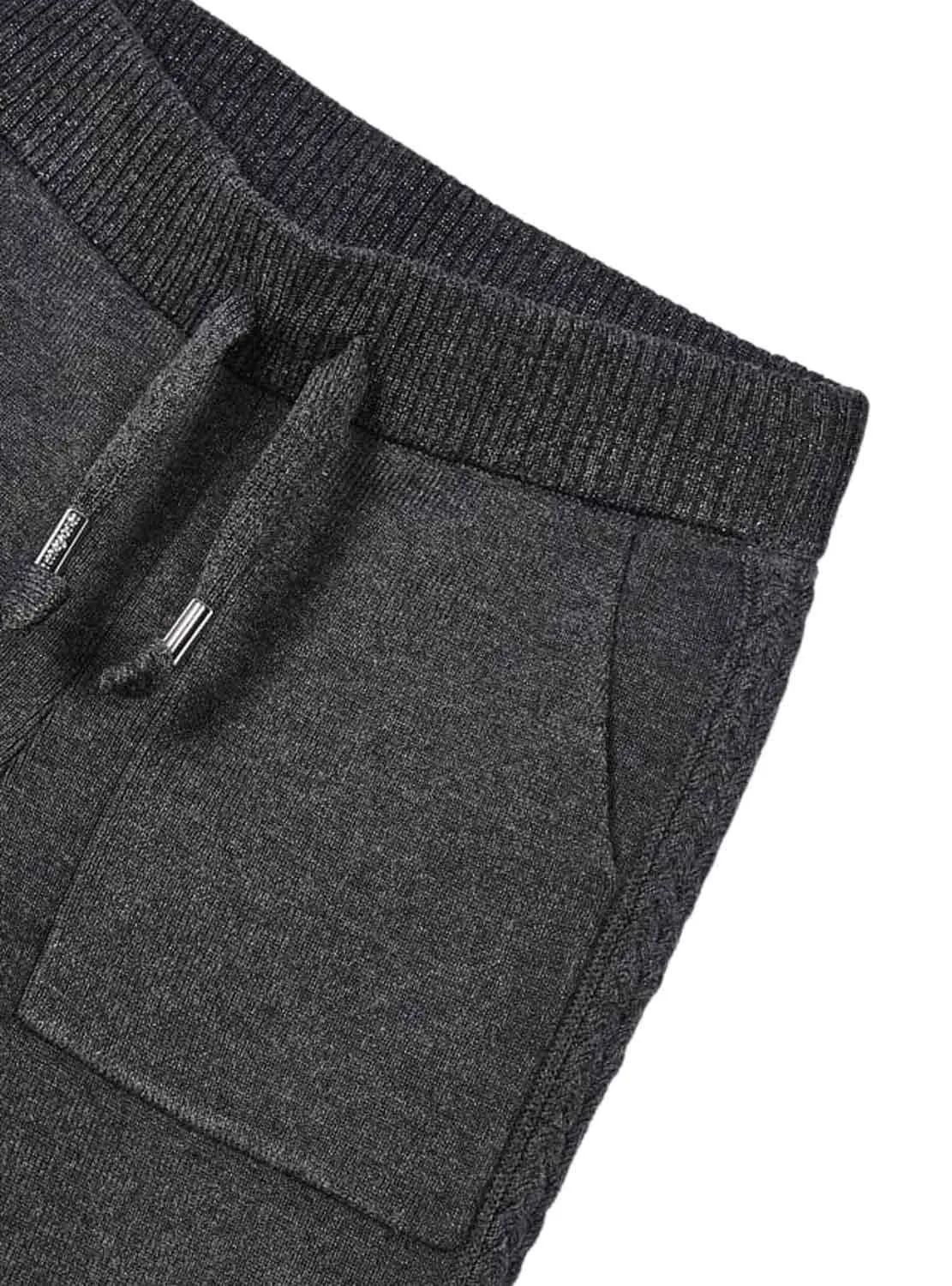 Pantalon Jogger Mayoral Tricot Gris pour Fille