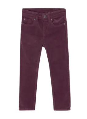 Pantalon Mayoral Velours côtelé Bordeaux pour Garçon