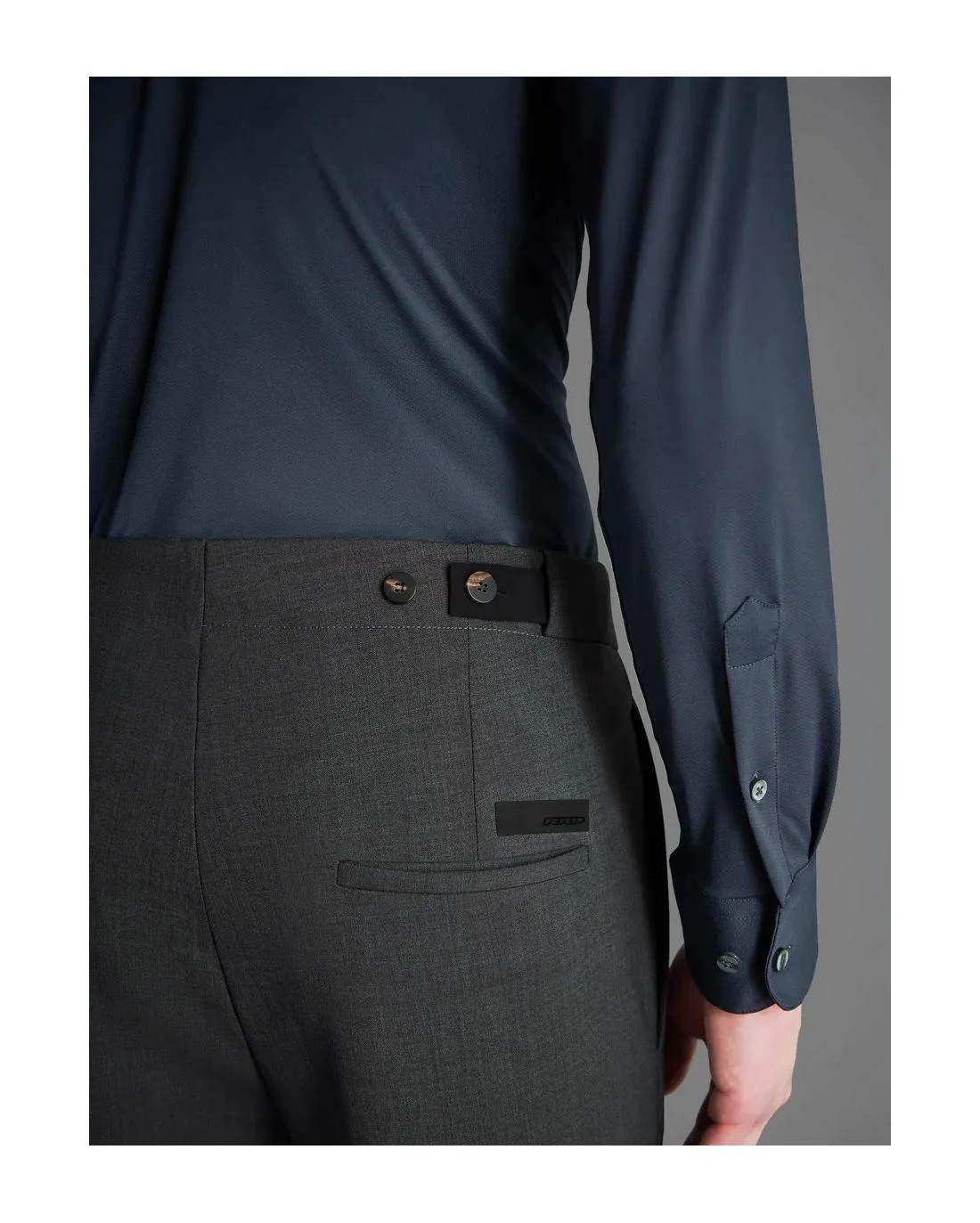 PANTALON TERZILIO CHINO PIOMBO - RRD | Chez Maman Rouen