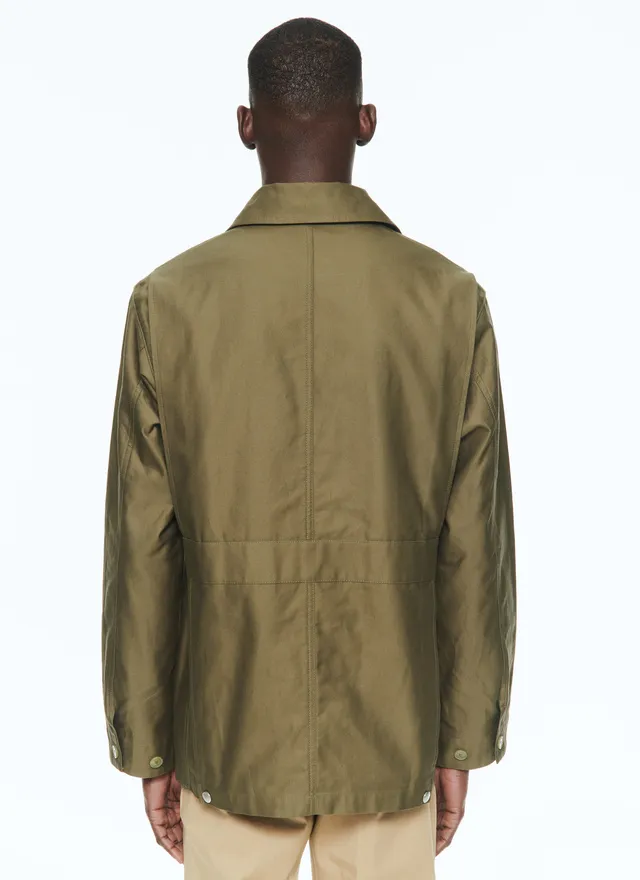 Parka Court Vert Olive Homme - Fursac - M3BOMO-BM17-44