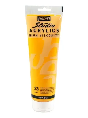 Peinture acrylique opaque - Jaune - 250 ml - N/A