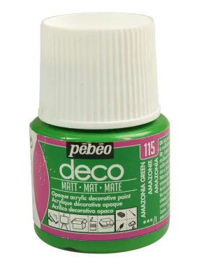 Peinture acrylique opaque mate - Vert amazonie - 45 ml - N/A