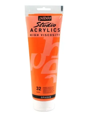 Peinture acrylique opaque - Orange - 250 ml - N/A