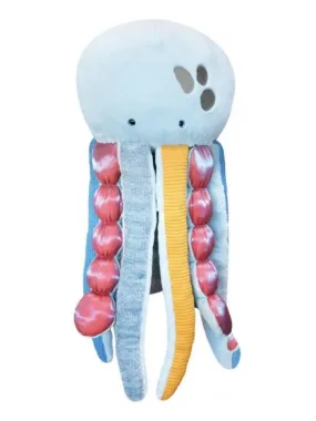 Peluche Géante Méduse Trésors Marins (80 Cm) - Bleu