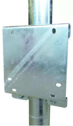 Platine de fixation abreuvoir Polyflex NC sur poteau