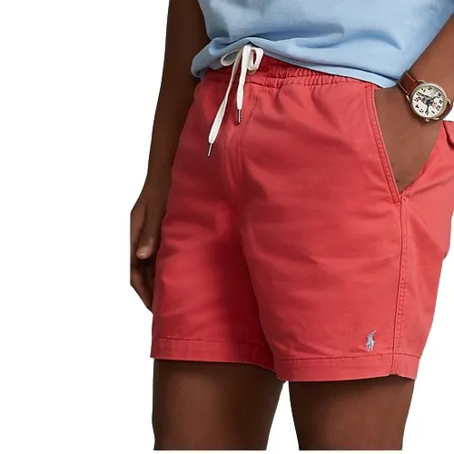 RALPH LAUREN Short toile red - SPORT AVENTURE