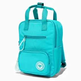 Sac à dos en toile turquoise Claire's Club