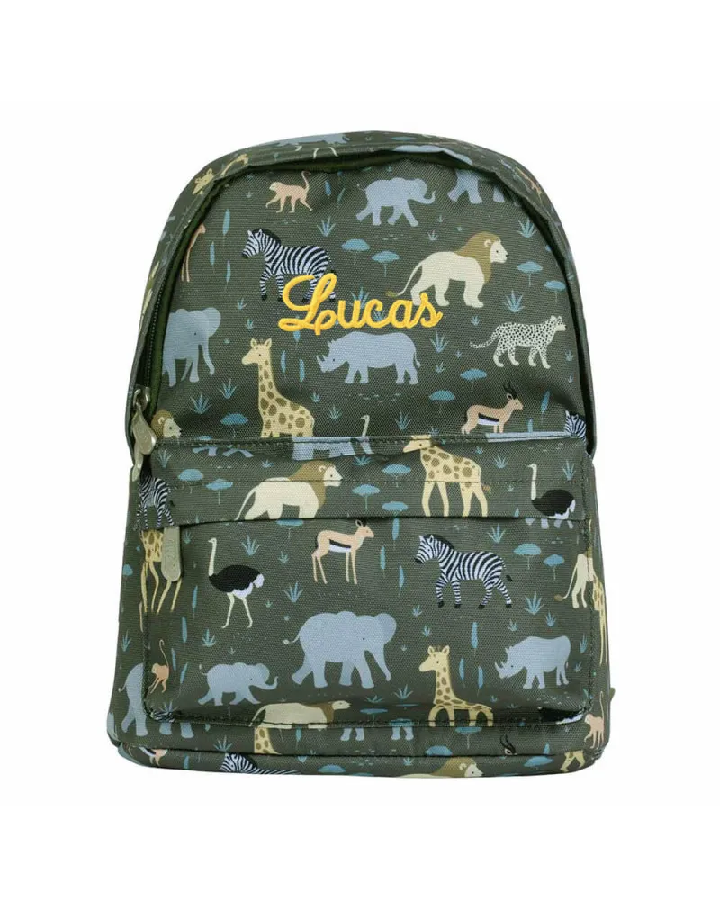 Sac à dos personnalisé animaux de la savane