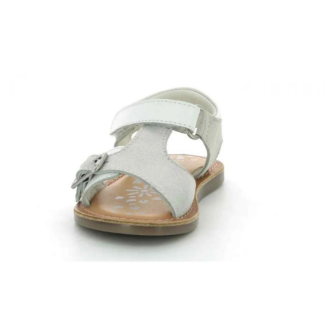 Sandale Fille DIAZZ blanc en cuir | 3 Suisses