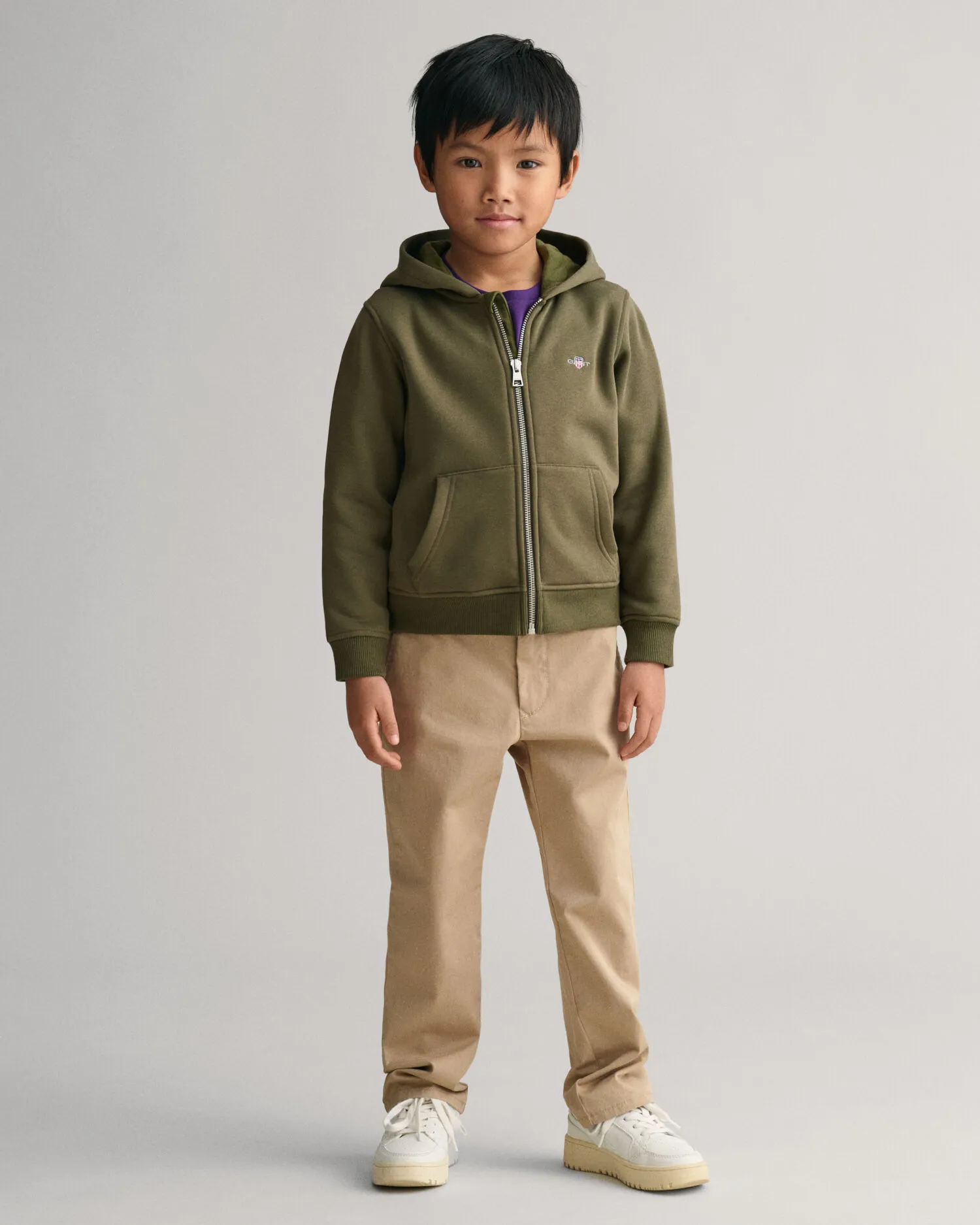 Sweat à capuche zippé Shield Kids