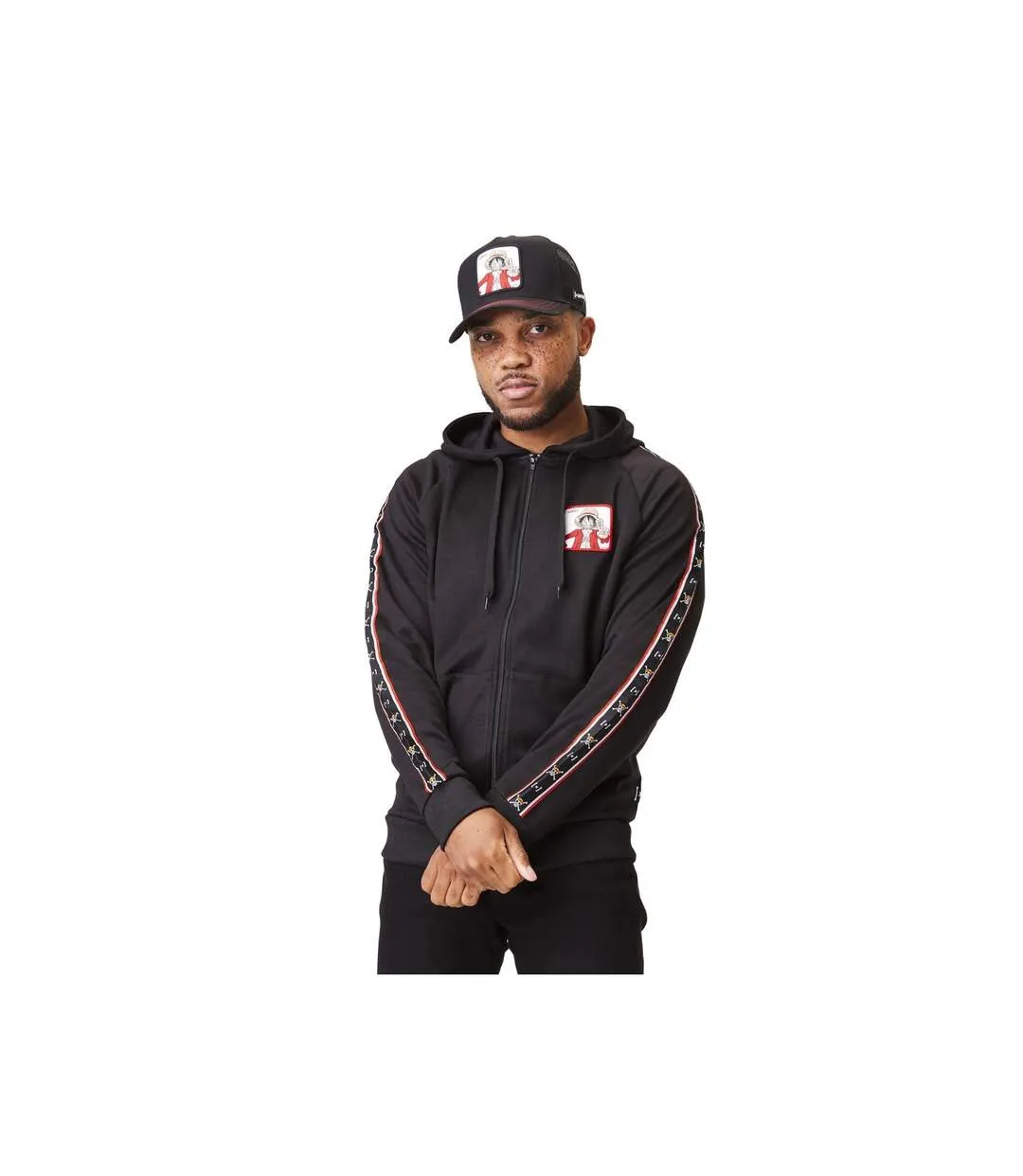 Sweat à capuche avec zip homme One Piece Luffy Capslab