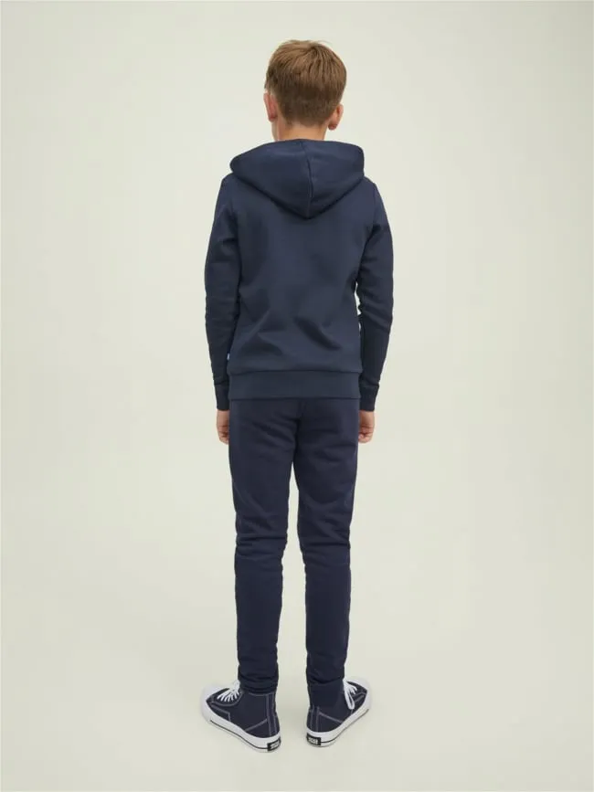 Sweat à capuche logo imprimé marine garçon - Jack & Jones | wimod