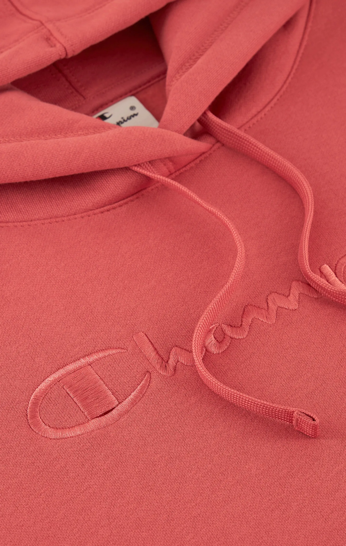 Sweatshirt à capuche en molleton avec grand logo ton sur ton | Champion France