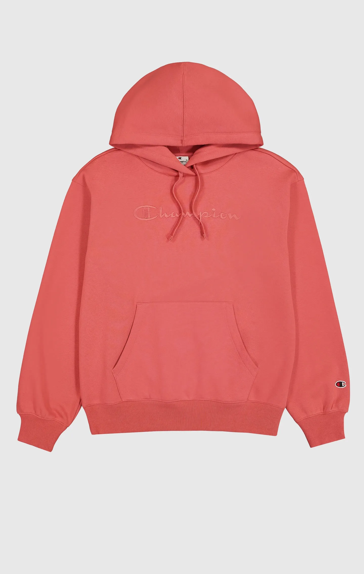 Sweatshirt à capuche en molleton avec grand logo ton sur ton | Champion France