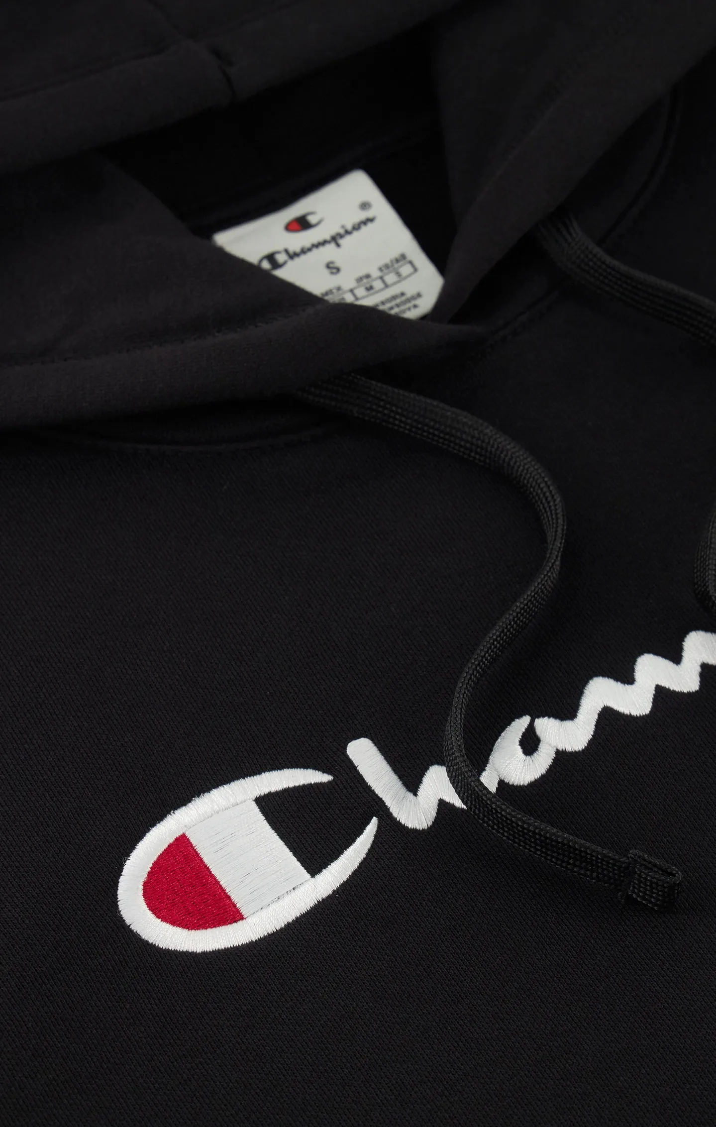 Sweatshirt à capuche slim avec grand logo | Champion France