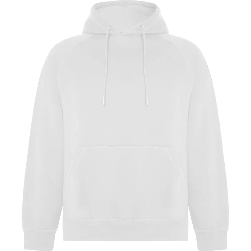 Sweatshirt à capuche unisexe en coton biologique et polyester recyclé marquage 1 couleur inclus