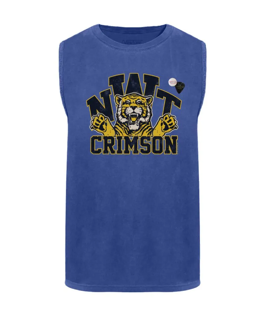 T-shirt Biker Crimson Flo Blue