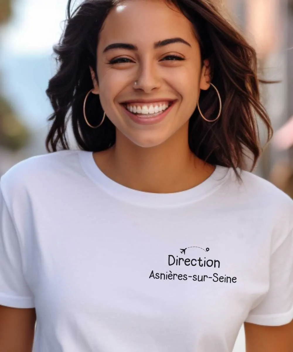 T-Shirt Direction Asnières-sur-Seine