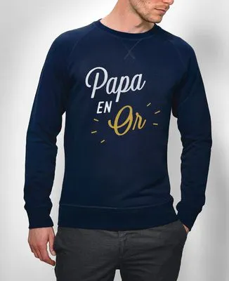 T-Shirt homme Papa en Or