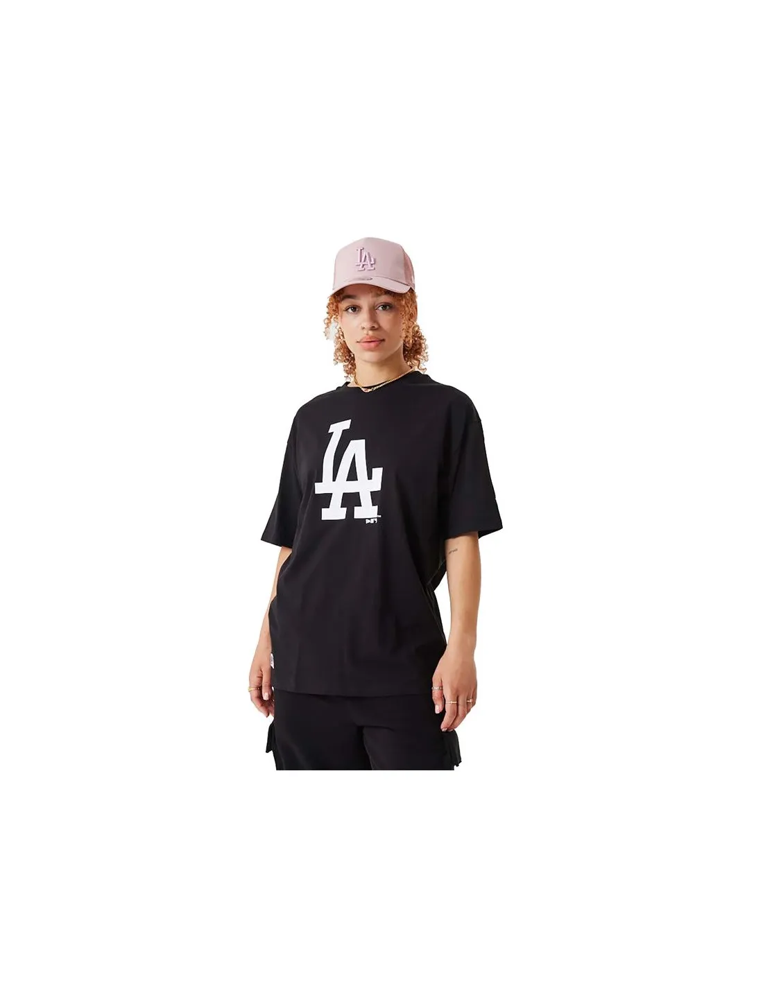 T-shirt New Era League Essentials LA Dodgers Homme Noir