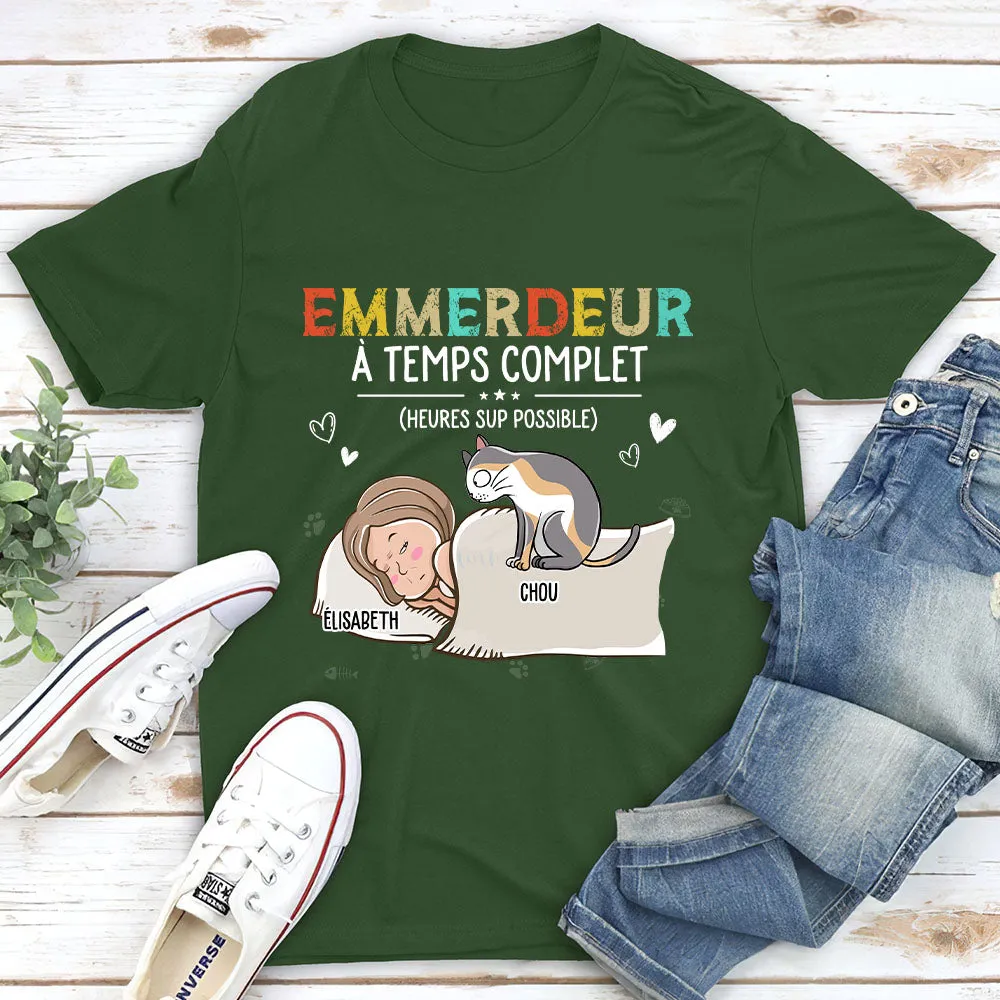 T-shirt Unisex Personnalisé - Emmerdeurs À Temps Complet