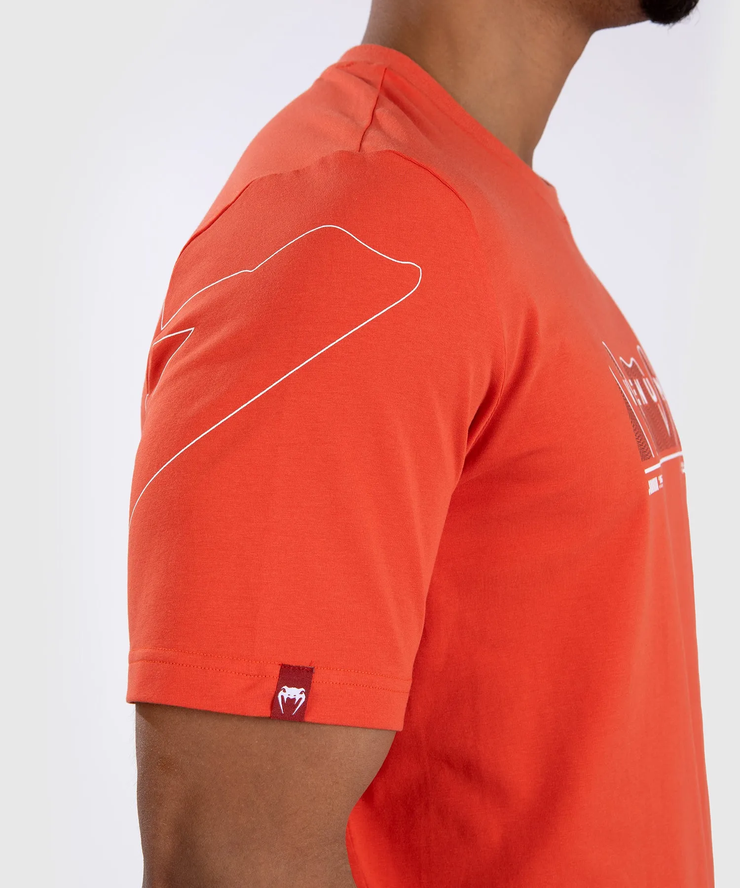 T-Shirt Venum Snake Print - Orange fluo