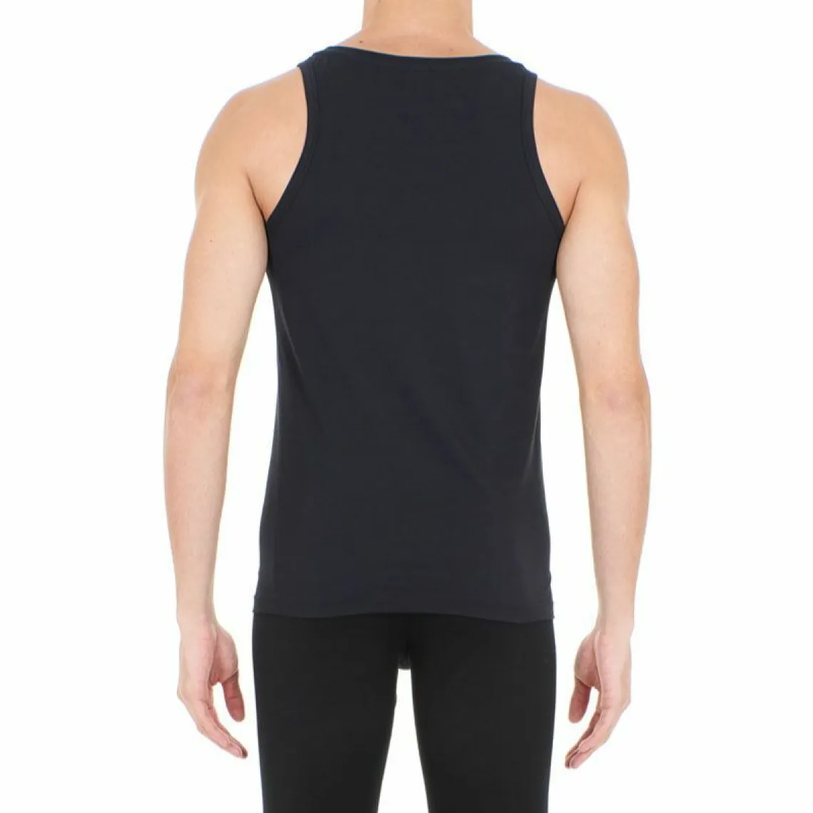 Tanktop noir en coton | 3 Suisses